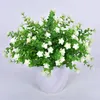 Decorative Flowers Artificial Plant Latex Plastic Vines Wedding Party Room Decor Easter 2024 Festival Accessories Pography Props