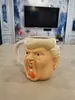 Trump 3D Ceramic Coffee Cup 301-400 ml Tea Mug rare Water Cup grappige melkbekers Home Decor Funky Beverage Cup Drinkware