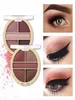 MISS ROSE 5 Color Glitter Matte Eye shadow Palette Makeup Glitter Pigment Eyeshadow Palette9502585