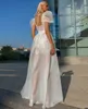 Kurze Schatz Spitzen Brautkleider mit abnehmbarer Zugscheide Organza 2 und 1 Stil Vestido de Novia Reißverschluss Rückenbrautkleider für Frauen