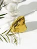 Кластерные кольца Ghidbk Бесплатная тарниш из нержавеющей стали золотой Pvd Pvd с кусочками с двумя слоями Band Ring для женского уличного стиля ювелирные изделия