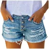 Jeans de femmes shorts denim sexy innombrables femmes femme de femme mode bas de poche pyjama pyjama sueur