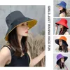 Foldable Sun Protection Hat Women Wide Brim Visor UPF Spring 50 Traveling Summer Hiking Cap Fishing 240430