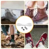 Parti di scarpe Lacci elastici Stretch Sneaker cravatta meno corde senza legami per gli adulti