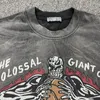 Gewaschene Graffiti-T-Shirt Männer Frauen beste Qualität Vintage Übergroße T-Shirt-Top-T-Shirts