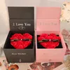 Подвесные ожерелья Я люблю тебя проекционное ожерелье с роскошной розовой подарочной коробкой для подруги подарки 2024 в модных романтических украшениях Валентина