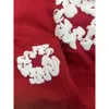 Denim Teers Hoodie Designer Top and Pants Style vintage Threedimensional Foam Kapok Printing Graffiti Men and Womens Broidered Sweatre Sweater Denim Jacket 875