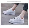 Sapatos casuais 2024 Spring/Autumn Women Fashion White Running Woman vulcanize tênis de plataforma de cidadãos