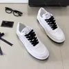 New Designer Luxury Letter Casual Shoes Panda Shoes Summer embellishments Canvas Leather Shoes Little White Shoes Channel Forrest Gump Shoes