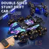 Six Wheels RC Stunt Car Toys Spray Twray 1 20 6WD Flips High Speed Drift Remote Control Trendy Toy Gifts for Holiday Kids 240428