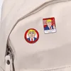 Spilla in lega di olio di gocciolamento cartunato 2024 Elezione americana Trump Badge commemorativo 0509 0509