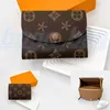 Classic Designer Flap Borse Brown Flower Card Thoughers Luxurys Casetto da donna Card Card Card Card Card Card Card Wallet Travel Clutch Oro Chiave Goldance Borse