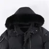 Tasarımcı Erkekler Kış Ceket Parkas Parkas Salzman Lüks Adam Kapşonlu Puffer Kırpılmış Küfür Ceket 90 Kaz Aşağı Arktik Gümüş Tilki Kürk Yaka