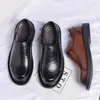 Chaussures décontractées Lefu Gentlemen's Business Dress Cuir
