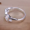Ringos de cluster Preço de fábrica de frete grátis 925 Sterling Silver Heart Ring Jewelry Nice Charm Fashion Wedding Lady Women Holiday Gift R092 H240504