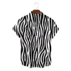 Mäns casual skjortor mode för män streetwear leopard tryck överdimensionerad skjorta 2024 sommar harajuku kvinnor klädblus camisa maskulino