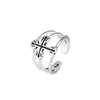 Rings Cluster Fashion Female Cross Finger for Women Lover Wedding Jewelry Party Trendy Dichiarazione all'ingrosso