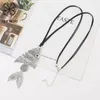 Hänge halsband 2024 Silverfärg Fish Fish Suspension Pendants Chokers Halsband Gotiska smycken ovanliga saker Julklappstillbehör för