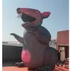 8mh (26 pieds) avec ventilateur extérieur extérieur géant géant gonflable de souris gris gonflable de rat pour la publicité
