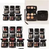 Eye Shadow New Luxury Brand Makeup 4 Färger med Brush 6 Style Matte Eyeshadow Shadows Palette och trevligt kvalitet Fast Ship Drop Deliver Dherh