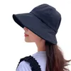 Wide Brim Hats Women Fisherman Hat Stylish Sun Protection For Foldable With Adjustable Fasten Tape Ideal Gardening
