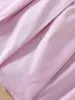 Kleidungssets Girls 'Summer' Little Duft Fashion Anzug V-Ausschnitt Bow Strickjacken rosa Faltenrock zweiteilig