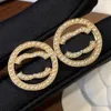 Inlay Pearl Earrings Designer Studs Brand Letter Earring Women Lover Gifts paar 18K Gold vergulde roestvrijstalen stud Mode Accessoire Accessoire Sieraden met doos