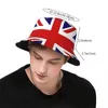 Berets Headwear British Flag Union Jack Merchandise Bucket Hats Sun Hat UK Groot -Brittannië Verenigd Koninkrijk Bob Fishing
