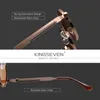 KINGSEVEN High Quality Gothic Steampunk Sunglasses Polarized Men Women Brand Designer Vintage Round Metal Frame Sun Glasses 240417