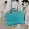 Designer Beach Bags 50CM Large Shopping Bag 10A Mirror quality Luxury Chain Shoulder Bag Canvas Tote Bag With Box C128