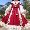 Plus w rozmiarze 4xl 140Kg Spring Women Lolita Sukienka do balistnie z długim rękawem A-line Princess Sukienki 240424