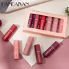 Cross border Amazon e-commerce product HANDAIYAN 6 pieces of matte face mouth red lipstick set wholesale and foreign trade