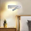 寝室のヘッドボードのための壁のランプリードリーディングナイトブックスコンセ調整可能なローテーションシンプルなモダンなホームデコレーションスポットライト
