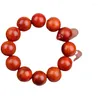 Strand de pulseira de pau -rosa de contas masculinas 18mm20mmpadauk de madeira por atacado