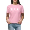 Kadın Polos Kağıdı Bir Hayalet Kar! T-shirt büyük boy anime kıyafetleri sevimli üstler kadınlar tişörtler