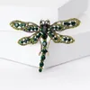 Spille di Spilla vintage Dragonfly Rinestone For Women UNISEX Insect Pins a 6 colori Accessori per feste casuali