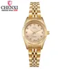 Chenxi Women Golden Silver Classic Quartz Watch Vrouw elegante klok luxe geschenk horloges dames waterdichte polshorloge 210720 257k