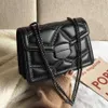 LUXURYS torebki Kobiety nit Klapa luksusowe designerskie torby na ramię torebki krzyżowe body