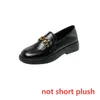 Casual Shoes Low Heels Loafers Women Oxford For Patent Leather Slip On Block Zapatos