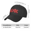 Ball Caps Punk Unisexe Heavy Metal AC DC Baseball chapeau Adult Adultable Dada Hat Hatle Sports Button Sports T240429