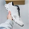 Cloud Chores x Chaussures de course Men Black White Femmes Rust Red Sneakers Swiss Engineering Cloudtec Breathable Womens Sports Trainers SIZ