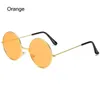 Okulary przeciwsłoneczne Retro Hippie dyskotekowe okulary okularowe okulary metalowe