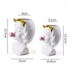 Vasos Criatividade Bubble Girl Flower Resin Cartoon Cartoon Modern Home Decoration Handicraft Mobilishings Arranjo