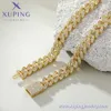 X000786012 Xuping Hip Pop Jhigh Quality Quality Intondless Diamonds Cuban Chain Bracelet Bijoux Urban Bijoux Mens