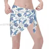 Sexy Women Chiffon Swimwear Pareo Ocean Mar Beach Coverning Up Wrap Sarong Scurt Turtle Dress Swimsuits Bikini Concampa