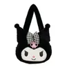 Vielseitige große Kapazitäts -Plüsch -Umhängetasche für die neue Kuromi -Handtasche von Frauen, lustige Cartoon -Tasche, Plüschspielzeug