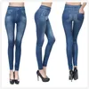 Jeans femininos finas mulheres leggings luxunhas alinhadas de inverno jeans 2 bolsos reais moda fitness high waist lápis