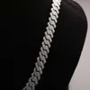 18k Gold Plated Cuban Link Chain Jewelries Iced Out Gurukrupa Jewelry Necklace for Men Hip Hop Diamond