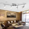 3 Ways roteerbaar plafondlicht GU10 Basis plafond Spotlight Modern brede woonkamer keuken slaapkamerlampen AC100-220V