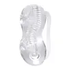 Traineur de pénis en silicone transparent masturbateur masturbateur Pocket Pussy Masturbation Masturbation Cup Adult Sex Toys for Men 07011220311